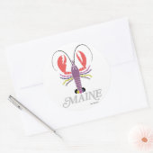 Maine Lobster Ronde Sticker (Envelop)