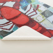 Maine Lobster Sherpa Deken (3/4)
