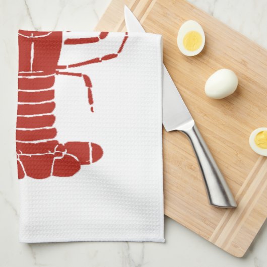 Maine Lobster Towel Theedoek (Quarter Fold)