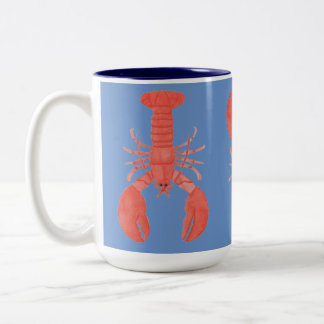Maine Lobster Two-Tone Mok, 15 oz Tweekleurige Koffiemok