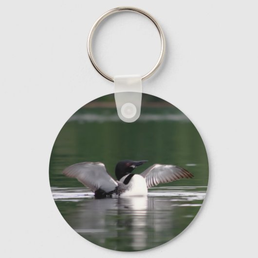 Maine Loon Sleutelhanger (Voorkant)