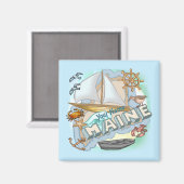 Maine Magneet (Voorkant / Achterkant)