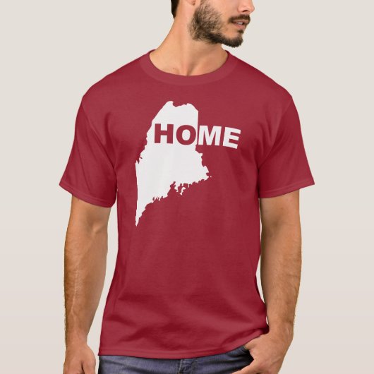 Maine Maison loin des Tee - shirts des T-shirts d' (Devant)