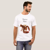 Maine Man kreeft T-shirt (Voorkant volledig)