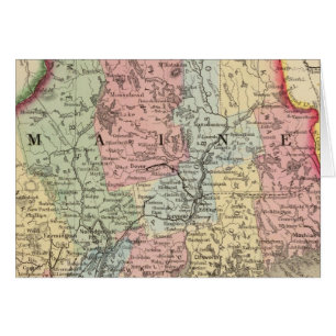 Maine Map door Mitchell