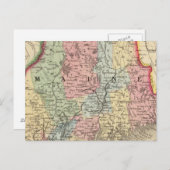 Maine Map door Mitchell Briefkaart (Voorkant / Achterkant)