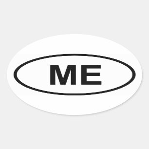 Maine "ME" Ovale Sticker