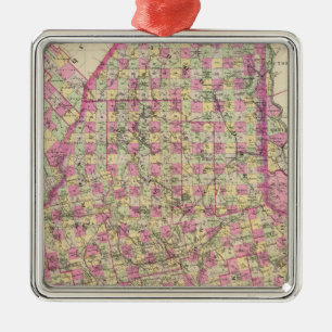 Maine Metalen Ornament