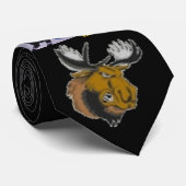 Maine Moose Junior Hockey Stropdas (Opgerold)