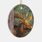 Maine Moose Keramisch Ornament (Rechts)