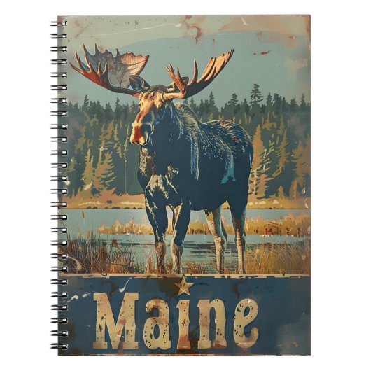  Maine Moose Notitieboek (Voorkant)