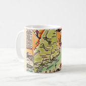Maine - Mug de la carte postale du Pine Tree State (Devant gauche)