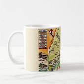 Maine - Mug de la carte postale du Pine Tree State (Gauche)