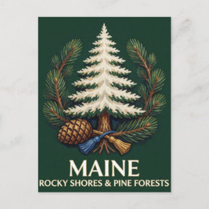 Maine Northern Forest Heritage Briefkaart