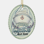 Maine Nurse Keramisch Ornament (Rechts)