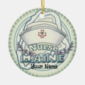 Maine Nurse Keramisch Ornament (Voorkant)