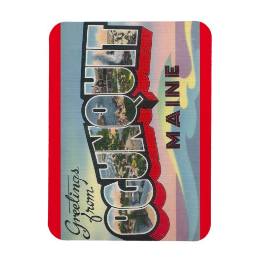 Maine, Ogunquit Magnet Magneet (Verticaal)