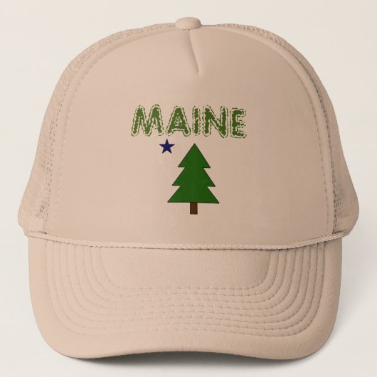 Maine oude vlag trucker pet (Voorkant)
