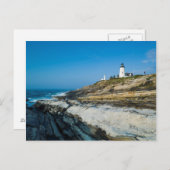 Maine, Pemaquid Point, Pemaquid Point Lighthouse Briefkaart (Voorkant / Achterkant)
