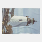 Maine Phare Pemaquid Point Serviette de cuisine (Horizontal)