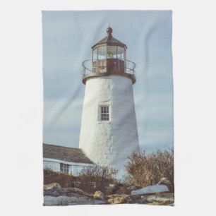Maine Phare Pemaquid Point Serviette de cuisine