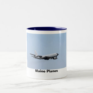 Maine Planes Tweekleurige Koffiemok