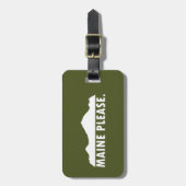 Maine Please Bagagelabel (Voorkant verticaal)