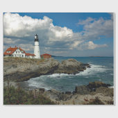 Maine Portland Head Lighthouse Foto Cadeaupapier (Vlak)