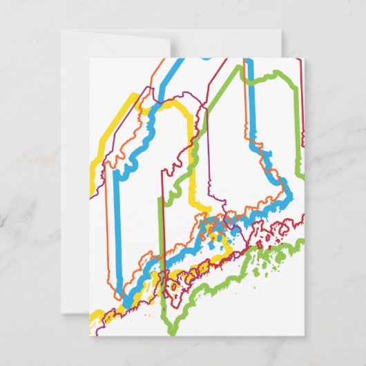 maine pride blur kaart (Voorkant)