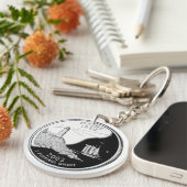 Maine Quarter Sleutelhanger (Voorkant Rechts)