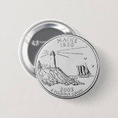 Maine Ronde Button 5,7 Cm (Voorkant /achterkant)