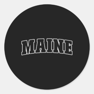 Maine Ronde Sticker