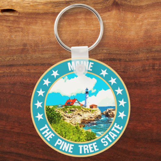 Maine Sleutelhanger (Achterkant)