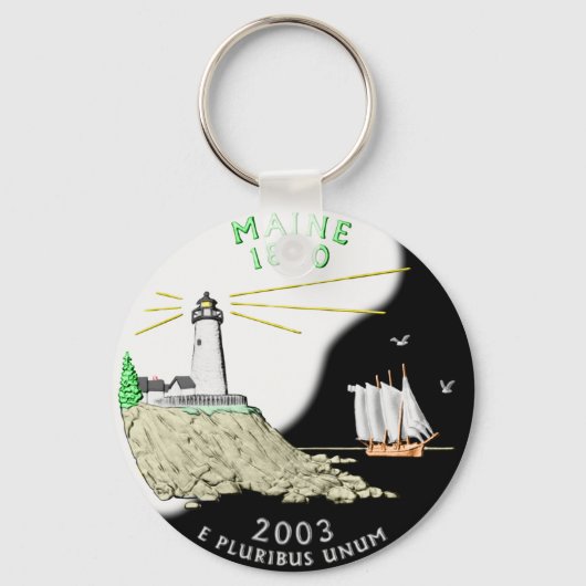 Maine Sleutelhanger (Voorkant)