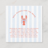 Maine Squeeze Vrijgezellenfeest Wishing Well Enclo Informatiekaartje (Voorkant)