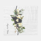 Maine State heeft uw rustieke thuisstad gepersonal Fleece Deken (Voorkant (Horizontaal))