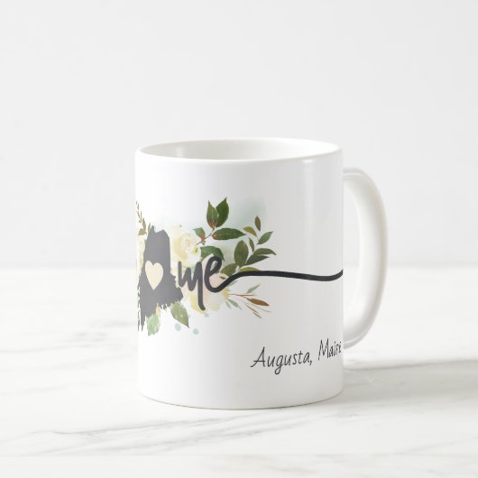 Maine State heeft uw rustieke thuisstad gepersonal Koffiemok (Voorkant rechts)