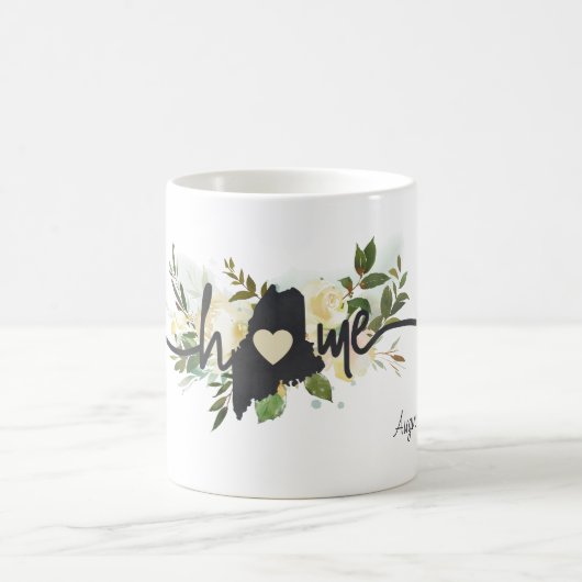 Maine State heeft uw rustieke thuisstad gepersonal Koffiemok (Center)