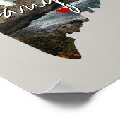 Maine State Photo insert and town name Poster (Hoek)