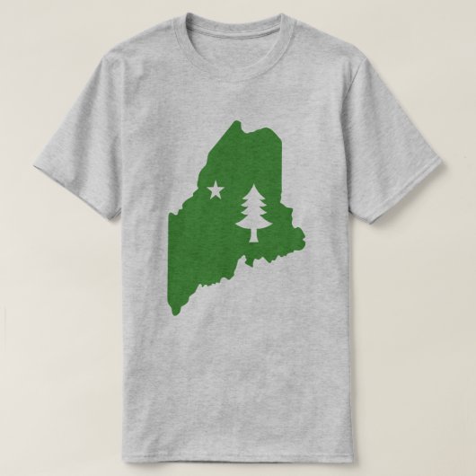 Maine State T-Shirt (Design voorkant)