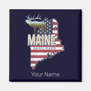 Maine State Verenigde Staten Kaart  Verenigde Stat Magneet