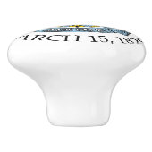 Maine-teken Keramische Knop (Zijkant)