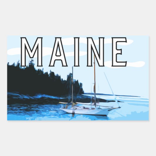 Maine thema sticker (Voorkant)