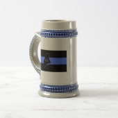 Maine Thin Blue Line Stein Bierpul (Voorkant links)