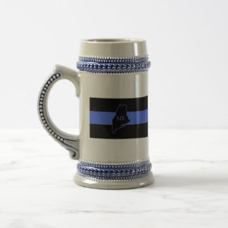 Maine Thin Blue Line Stein Bierpul