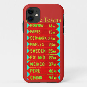Maine Towns Sign Thunder_Cove iPhone 11 Hoesje