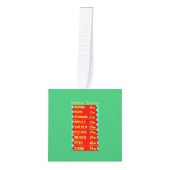 Maine Towns Sign Thunder_Cove Kubus Ornament (Voorkant)