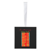 Maine Towns Sign Thunder_Cove Kubus Ornament (Rechts)