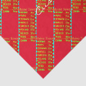 Maine Towns Sign Thunder_Cove Tissuepapier (Detail)