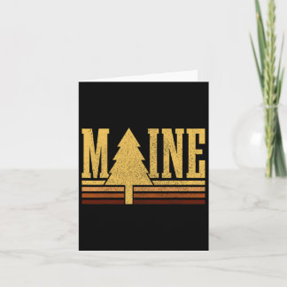 Maine  Tree State Pride Camping Hiking Main Kaart